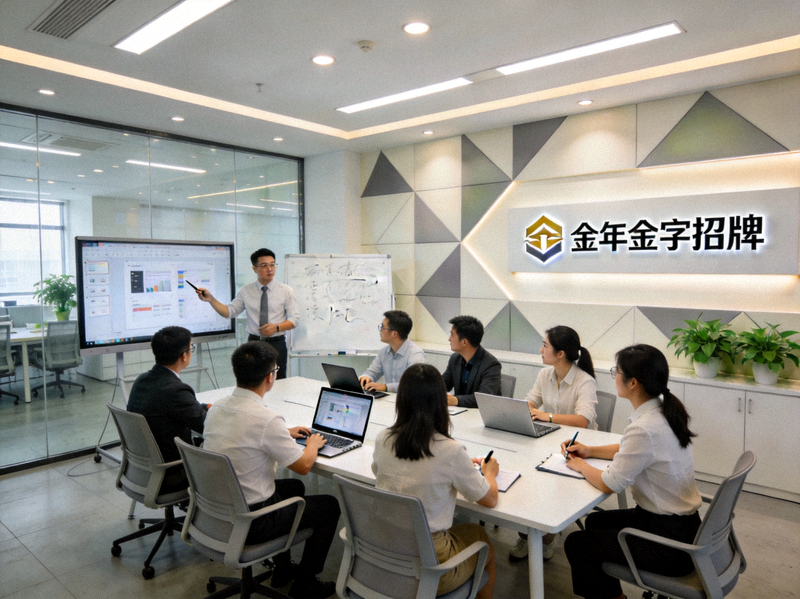 金年金字招牌团队工作场景 - 现代化办公室与协作环境