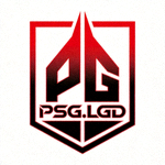 PSG.LGD战队Logo - 红黑配色的经典标志