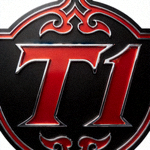 T1战队官方Logo特写 - 传奇电竞战队的标志