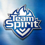 Team Spirit战队Logo - 蓝白相间的队标设计